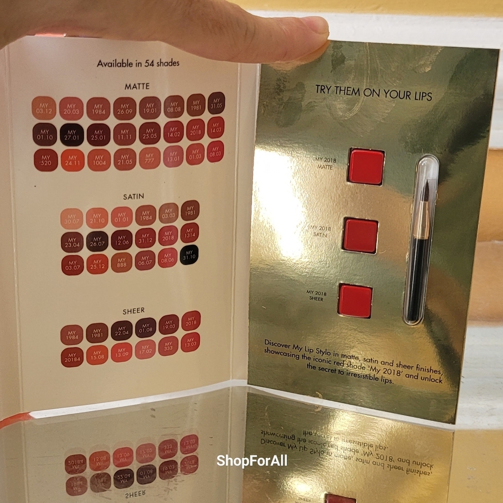 Dolce & Gabbana Liquid Lipstick 3 Color  Card New